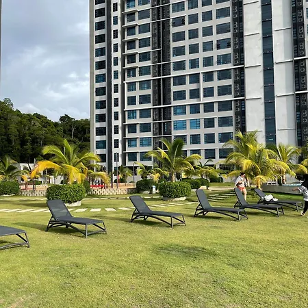 Oceanview 2 Bdrm Unit Jq Tower Apartment Kota Kinabalu Exterior photo